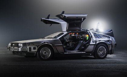 A futuristic car from the 1980s ... physicists seek to understand the Universe's underlying laws 